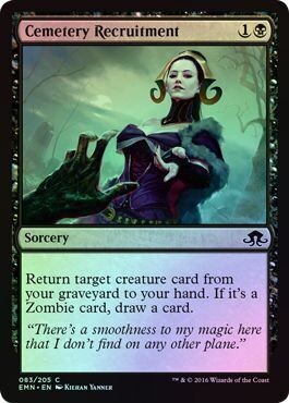 Cemetery Recruitment 083/205 - Foil
Eldritch Moon Foil Singles