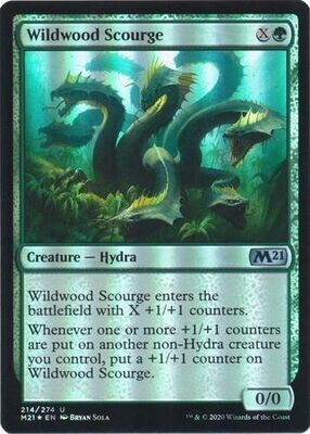 Wildwood Scourge 214/274 - Foil Magic 2021 (M21) Foil Singles