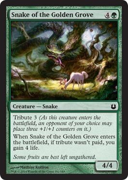 Snake of the Golden Grove 141/165 - Born of the Gods Singles (Español)