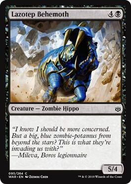 Lazotep Behemoth 95/264 - War of the Spark Singles (Japones)