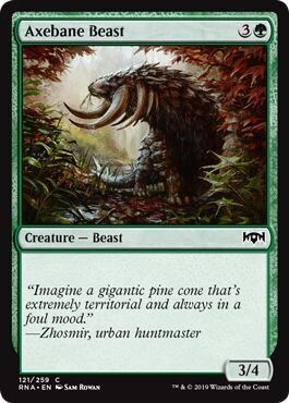 Axebane Beast 121/259 - Ravnica Allegiance Singles (Español)