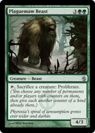 Plaguemaw Beast 87/155 - Mirrodin Besieged Singles (Español)