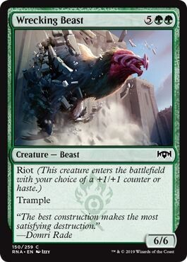 Wrecking Beast 150/259 - Ravnica Allegiance Singles