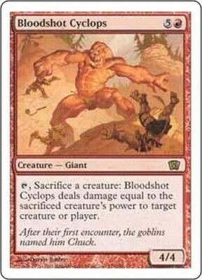 Bloodshot Cyclops
MTG 8th Edition Singles
