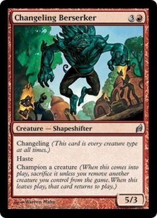 Changeling Berserker
Lorwyn Singles
 (Español)