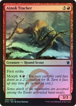 Ainok Tracker - Foil 096/269
Khans of Tarkir Foil Singles (Español)