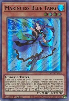 Marincess Blue Tang - MP20-EN149 - Super Rare 1st Edition
2020 Mega-Tin: Lost Memories 1st Edition Singles (Espanol)