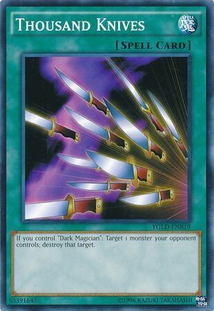Thousand Knives - YGLD-ENB19 - Common Unlimited Yugi&#39;s Battle City Deck Unlimited (YGLD-ENB) *Espanol*