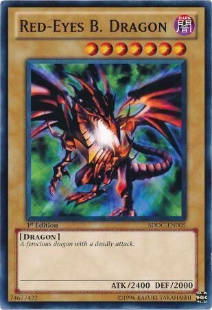 Red-Eyes B. Dragon - SDDC-EN005 - Common 1st Edition Structure Deck: Dragons Collide 1st Edition Singles