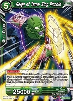 Reign of Terror King Piccolo - Colossal Warfare (DBS-B04) Colossal Warfare Foil