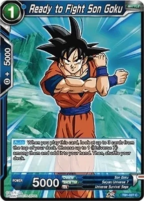 Ready to Fight Son Goku - Tournament of Power (DBS-TB01)
Tournament of Power