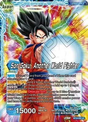 Son Goku // Son Goku, Another World Fighter - Dawn of the Z-Legends (DBS-B18)
Dawn of the Z-Legends