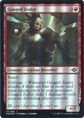 Gouged Zealot 131/303 - Foil Modern Horizons 2 Foil Singles
