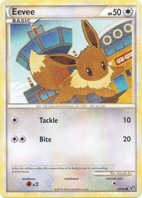 Eevee - 47/90 - Common
HGSS - Undaunted Singles