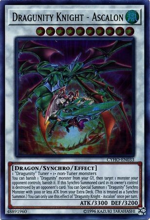 Dragunity Knight - Ascalon - CYHO-EN033 - Ultra Rare Unlimited
Cybernetic Horizon Unlimited Singles