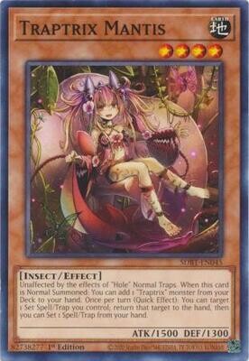 SH Traptrix Mantis - SDBT-EN045 - Common 1st Edition
Beware of Traptrix 1st Edition Singles