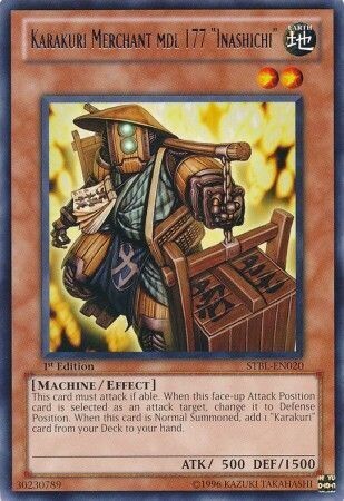 Karakuri Merchant mdl 177 &quot;Inashichi&quot; - STBL-EN020 - Rare 1st Edition
Starstrike Blast 1st Edition Singles