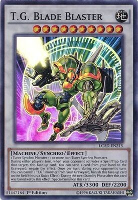 T.G. Blade Blaster - LC5D-EN215 - Super Rare 1st Edition
Legendary Collection 5D&#39;s LC5D Singles