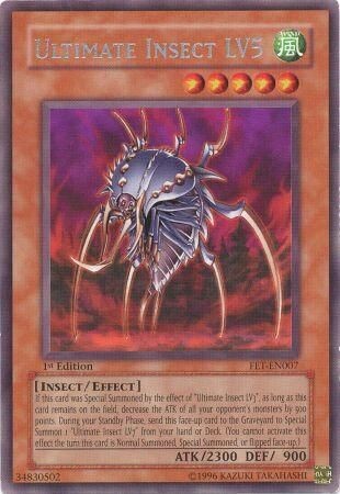 Ultimate Insect LV5 - FET-EN007 - Rare 1st Edition
Flaming Eternity [FET] 1st Edition Singles