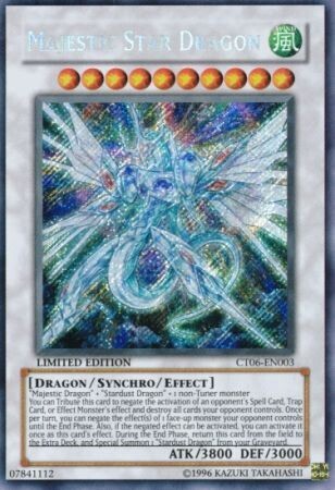 Majestic Star Dragon - CT06-EN003 - Secret Rare
Yu-Gi-Oh! Promo Cards