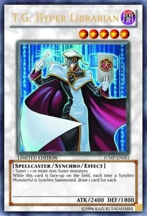 T.G. Hyper Librarian - JUMP-EN051 - Ultra Rare
Yu-Gi-Oh! Promo Cards