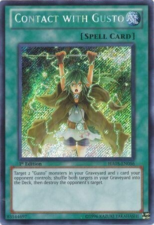 SH Contact with Gusto - HA05-EN056 - Secret Rare 1st Edition
Hidden Arsenal 5 1st Edition Singles