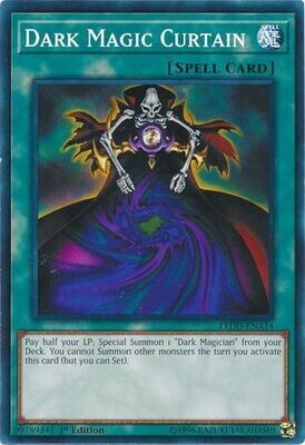 Dark Magic Curtain - LEDD-ENA14 - Common 1st Edition Legendary Dragon Decks Singles