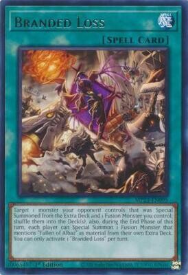 Branded Loss - MP23-EN095 - Rare 1st Edition
Mega Tin 2023 Dueling Heroes Singles