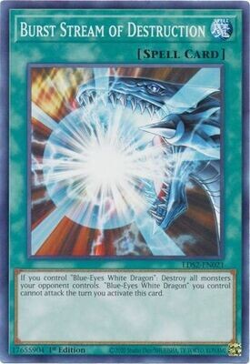 Burst Stream of Destruction - LDS2-EN021 - Common 1st Edition
Legendary Duelists: Season 2 [LDS2] 1st Edition Singles