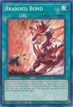 Branded Bond - SDAZ-EN023 - Common 1st Edition Structure Deck: Albaz Strike 1st Edition Singles