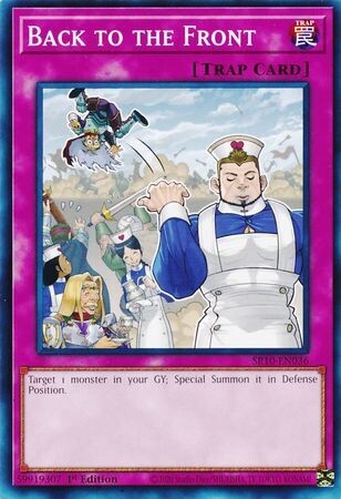 Back to the Front - SR10-EN036 - Common 1st Edition Structure Deck: Mechanized Madness 1st Edition Singles