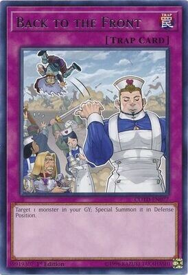 Back to the Front - COTD-EN077 - Rare 1st Edition Code of the Duelist 1st Edition Singles (espanol)