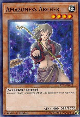 Amazoness Archer - LEDU-EN012 - Common 1st EditionLegendary Duelists Singles *español*