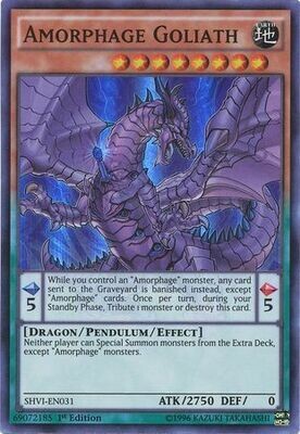 Amorphage Goliath - SHVI-EN031 - Super Rare 1st Edition Shining Victories 1st Edition Singles