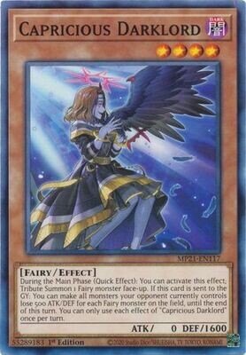 Capricious Darklord - MP21-EN117 - Common 1st Edition 2021 Mega-Tin: Ancient Battles 1st Edition Singles