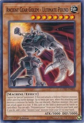 Ancient Gear Golem - Ultimate Pound - COTD-EN099 - Common 1st EditionCode of the Duelist 1st Edition Singles *español*