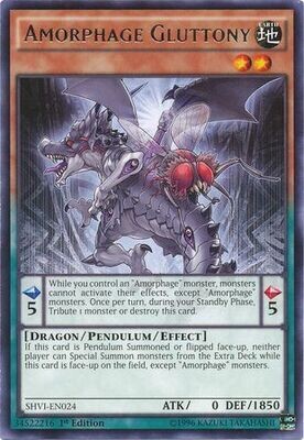 Amorphage Gluttony - SHVI-EN024 - Rare 1st Edition Shining Victories 1st Edition Singles -español-