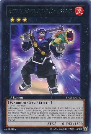 Battlin&#39; Boxer Cheat Commissioner - SHSP-EN049 - Rare 1st Edition Shadow Specters 1st Edition Singles
