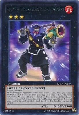 Battlin&#39; Boxer Cheat Commissioner - SHSP-EN049 - Rare 1st Edition Shadow Specters 1st Edition Singles