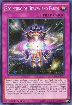 Beginning of Heaven and Earth - RATE-EN073 - Common 1st Edition Raging Tempest 1st Edition Singles (espanol)