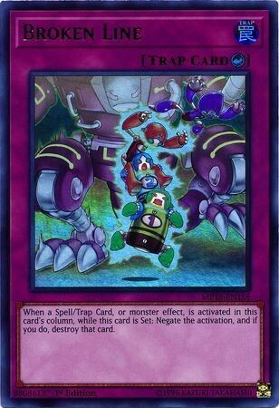 Broken Line - MP18-EN156 - Ultra Rare 1st Edition 2018 Mega-Tins Singles (espanol)