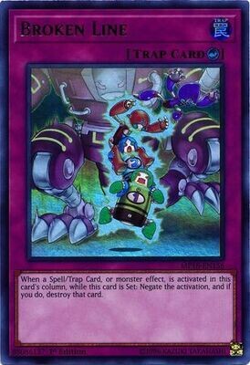 Broken Line - MP18-EN156 - Ultra Rare 1st Edition 2018 Mega-Tins Singles