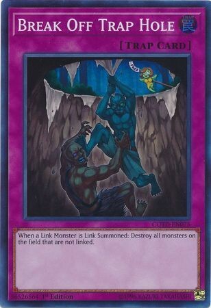 Break Off Trap Hole - COTD-EN075 - Super Rare 1st Edition Code of the Duelist 1st Edition Singles