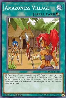 Amazoness Village - LEDU-EN014 - Common 1st Edition Legendary Duelists Singles