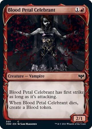 Blood Petal Celebrant 303 - Showcase Fang Frame
Innistrad: Crimson Vow Collector Booster Singles