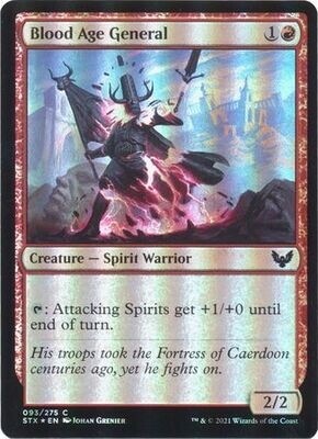 Blood Age General 093/275 - Foil
Strixhaven: School of Mages Foil Singles (Español)