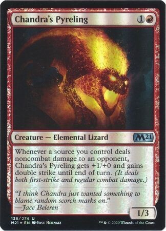 Chandra&#39;s Pyreling 138/274 - Foil
Magic 2021 (M21) Foil Singles