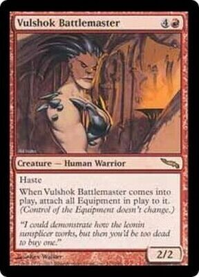 Vulshok Battlemaster
Mirrodin Singles