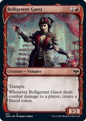 Belligerent Guest 301 - Showcase Fang Frame
Innistrad: Crimson Vow Collector Booster Singles