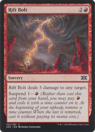 Rift Bolt 122/331
Double Masters 2022 Singles